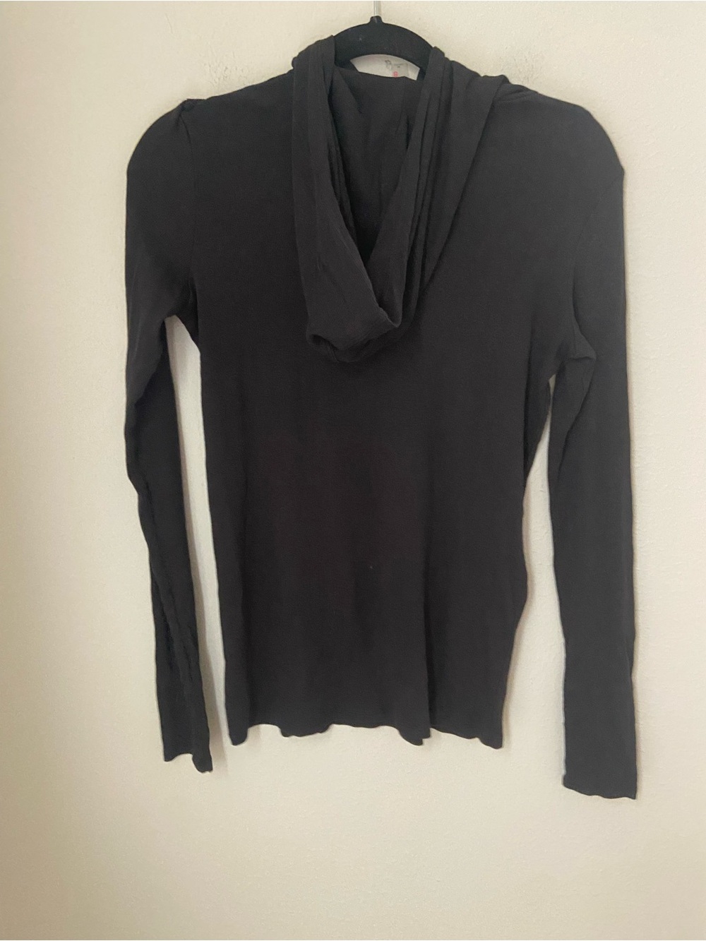 Commando Luxury Rib Hoodie Black Pima Cotton Modal S View 3